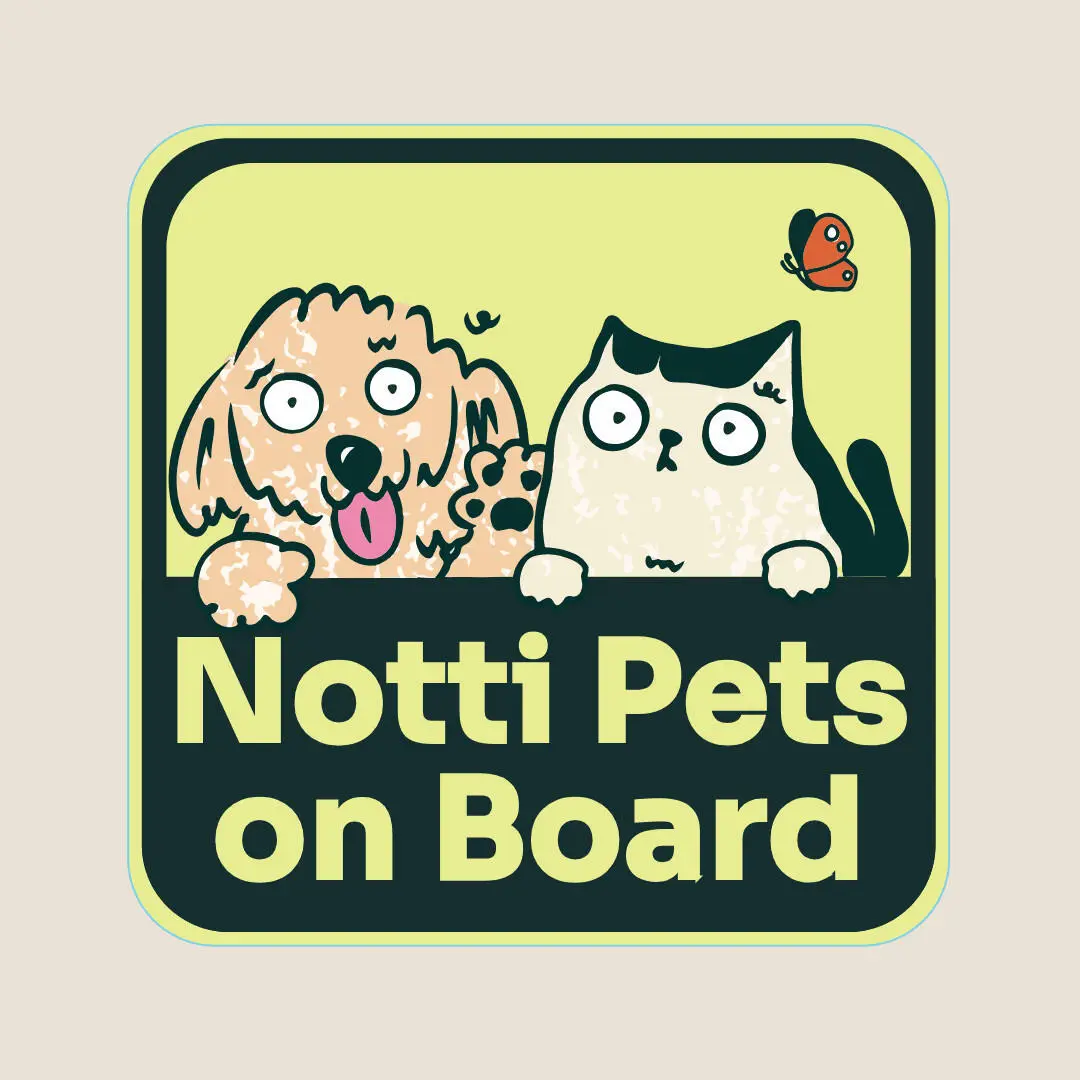 Notti Car Window Sticker