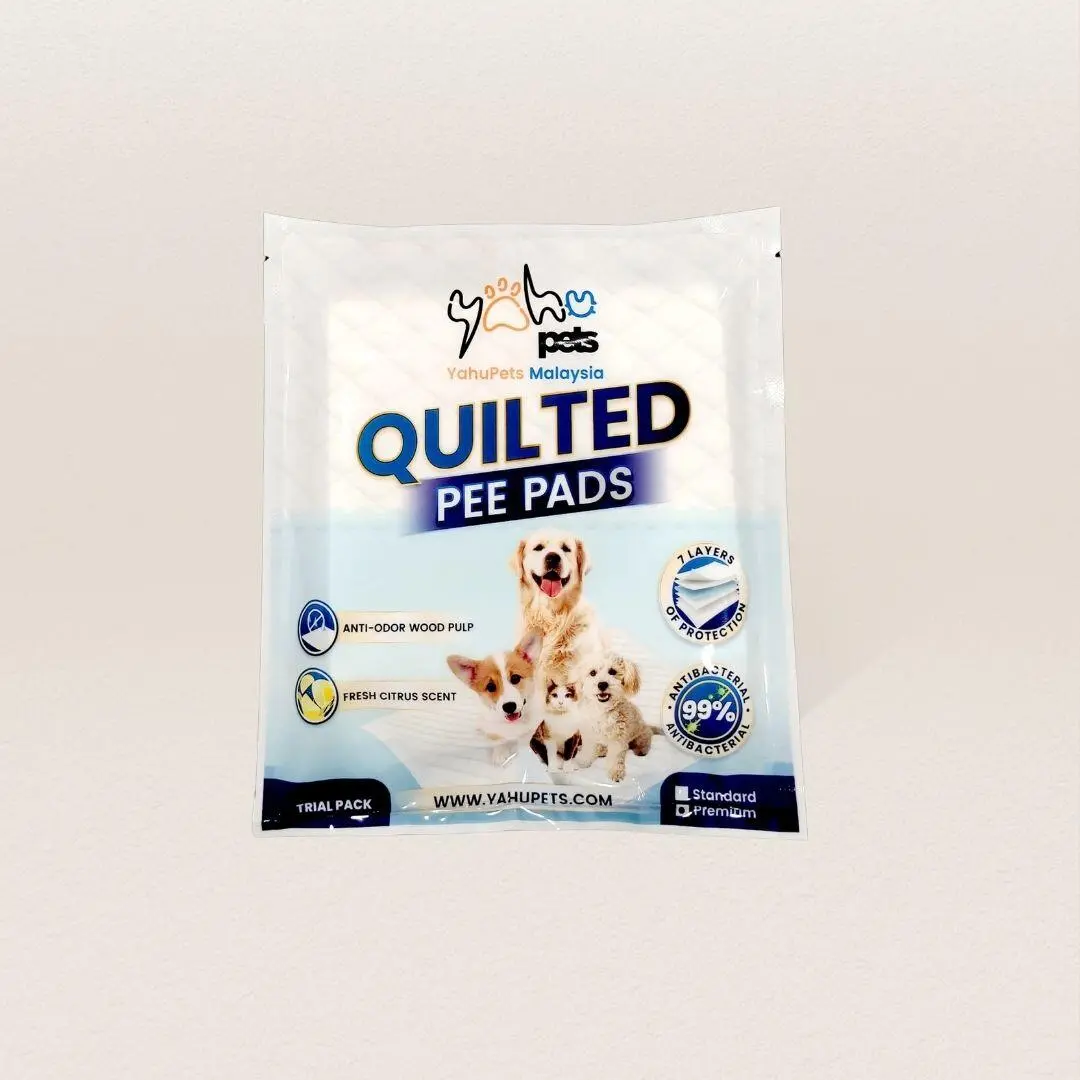 YahuPets™ Premium 99% Antibacterial Quilted Pee Pad (Trial Pack)
